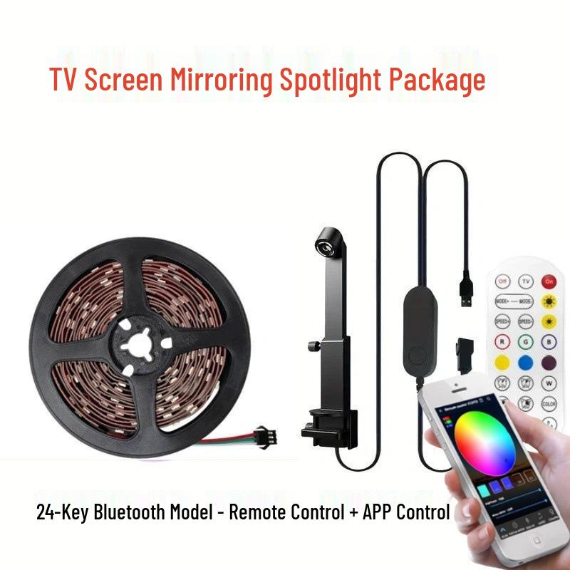 Atmosphere Light Smart Camera Sync: Brilliant Colorful Screen Tracking Background Light