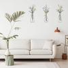 Metal Flowers Wall Art,Colorful Metal Wall Art Decoration,Ornament Arts Minimalist Floral Decor,Boho Wall Decor Sculptures for Living Room Bathroom