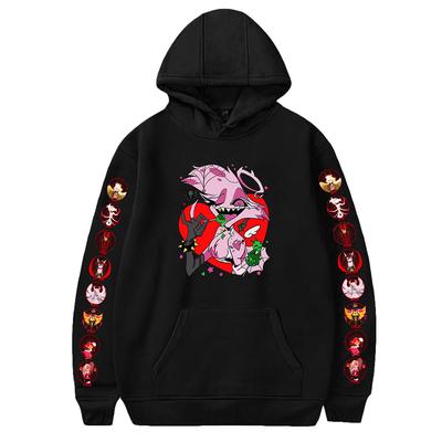 Hazbin Hotel Anime Print Männer Hoodies Frauen Hip Hop Vintage Sweatshirts Übergroße Streetwear Unisex