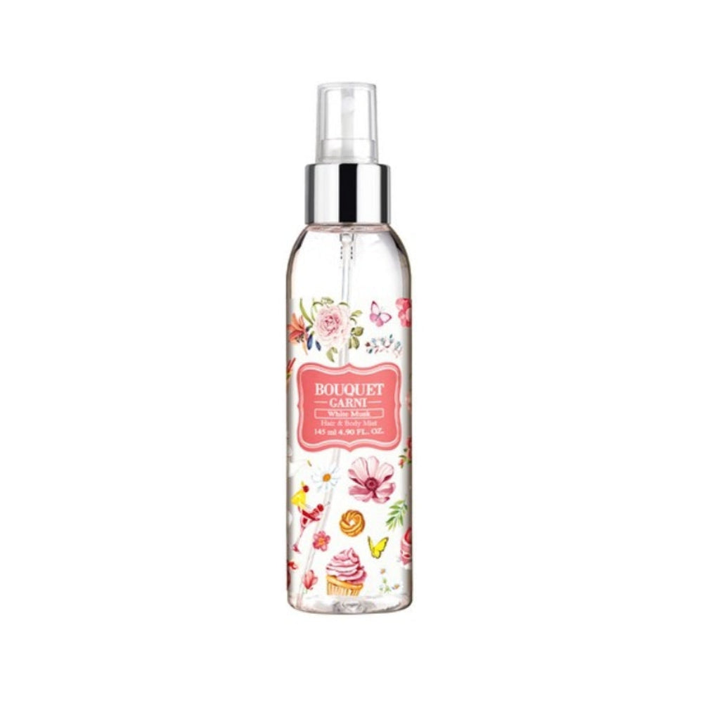 Bouquet Garni Brume Parfumée Cheveux et Corps Musc Blanc 145ml*1Pièce/2Pièces