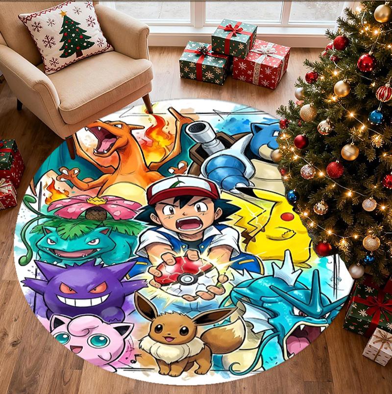 card game Pattern Round Rug, Indoor/Outdoor Mat, for Picnic, Gameroom, Bedroom, Office, Living Room, Home Decor Carpet, Birthday Gift