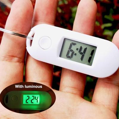 Kapesní hodinky Multifunkční Tiché Studentské Závěsné Mini Elektronické Hodiny Přívěsek s Podsvícením
