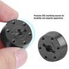 Aluminium Alloy Front Wheel Hex Hub Adapter for Axial  Rock Racer 90026 RC Car (Black)