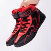 High-Top Boxing Shoes Men Women Breathable Mesh Upper Lace-Up Wrestling Sneakers Non-Slip Sport Footwear