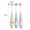 Cartoon Children Toothbrush Soft Bristles V-shaped Three-sided Toothbrush  Oral Care