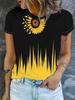 T-shirt Stampata 3D da Donna Magliette Oversize Top Estivi Nuove T-shirt Harajuku Top Y2k Maniche Corte Larghe Felpe Abbigliamento