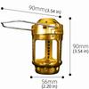 Aluminum Alloy Tealight Candle Lantern Lightweight Camping Lantern  Camping Outdoor