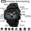 New SKMEI Men Sports Watches Dual Display Digital Quartz Watch Men Waterproof Casual Outdoor Electronic Wrist Watches