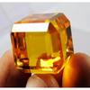 Cube Cut Natural Yellow Topaz Brazilian 70-72 Ct Stunning Certified Gemstone