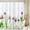 Dandelion Natural Flowers Shower Curtains Waterproof Bathroom Curtain Bath Curtain High Quality With Hooks Shower Curtain
