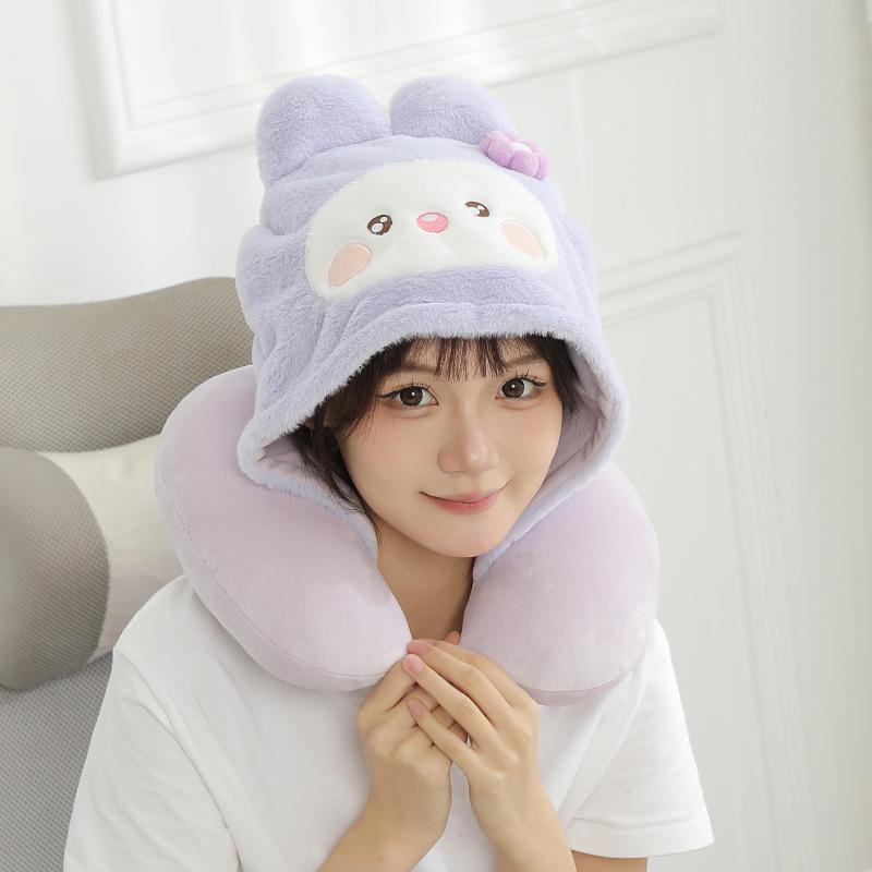 

Travel Portable Blackout Airplane Pillow Office Nap Neck Pillow