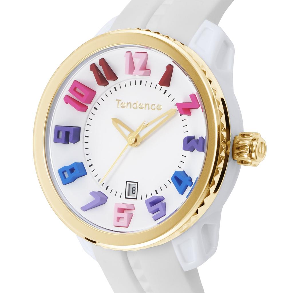 Gulliver Rainbow Gulliver Rainbow White Dial Stainless Steel Mineral Glass Quartz 42MM Watch TG930113R [Tendence] Women's [Item]