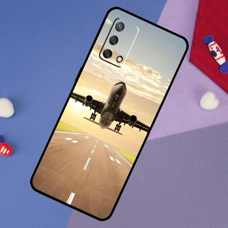 

Airplane Plane Aircraft Case For Oppo A60 A80 A40 A6 A5 Pro A15 A16 A17 A57 A94 A74 A54 A76 A96 A18 A38 A58 A78 A98 OPPO A15