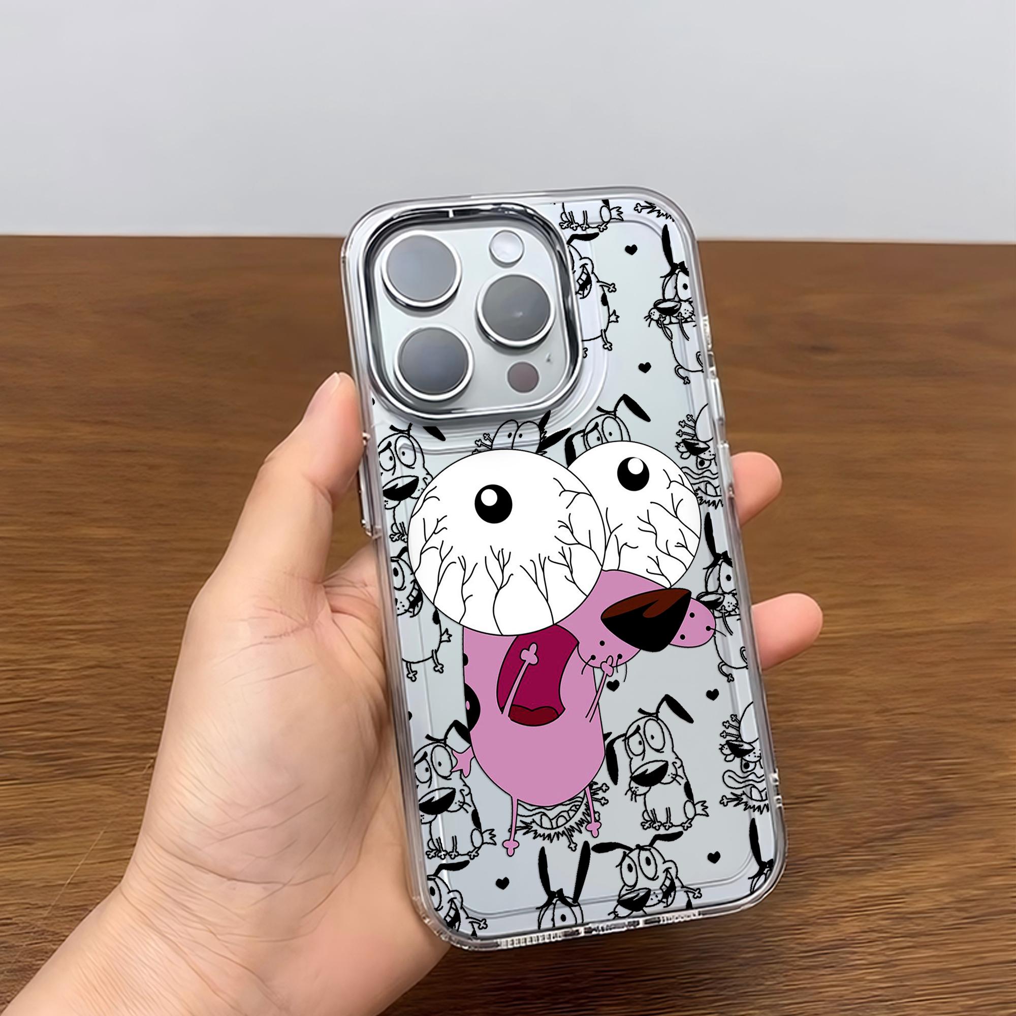 

HOT CARTOON COURAGEOUS CUTE c-cowardlys Dog Phone Case for Samsung Galaxy S25 S24 S23 S22 S21 S20 Note20 Ultra Edge Plus 4G 5G Samsung S20 FE