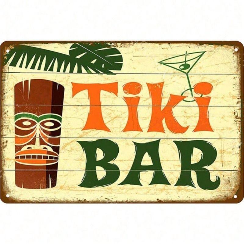 Vintage Metal Poster Wall Art 30x20 cm for Bar