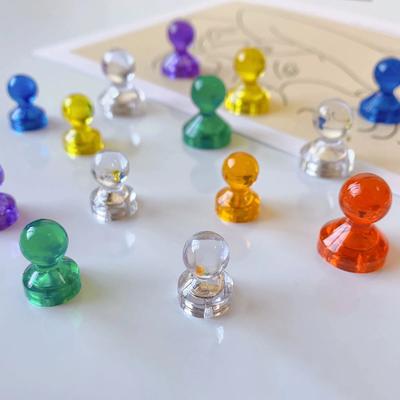 Kleur Transparant Sterk Magnetische Duimnagel Koelkast Sterke Magneet Kantoor Schilderen Sterke Magnetische Duimnagel