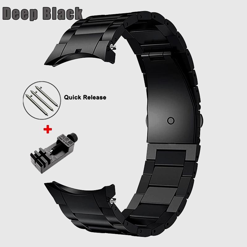 Correa de Acero Inoxidable de Titanio para Samsung Galaxy Watch 6 Classic 43 47mm 40/44mm Correa para Galaxy Watch 6 5 4 Pulsera sin Espacios