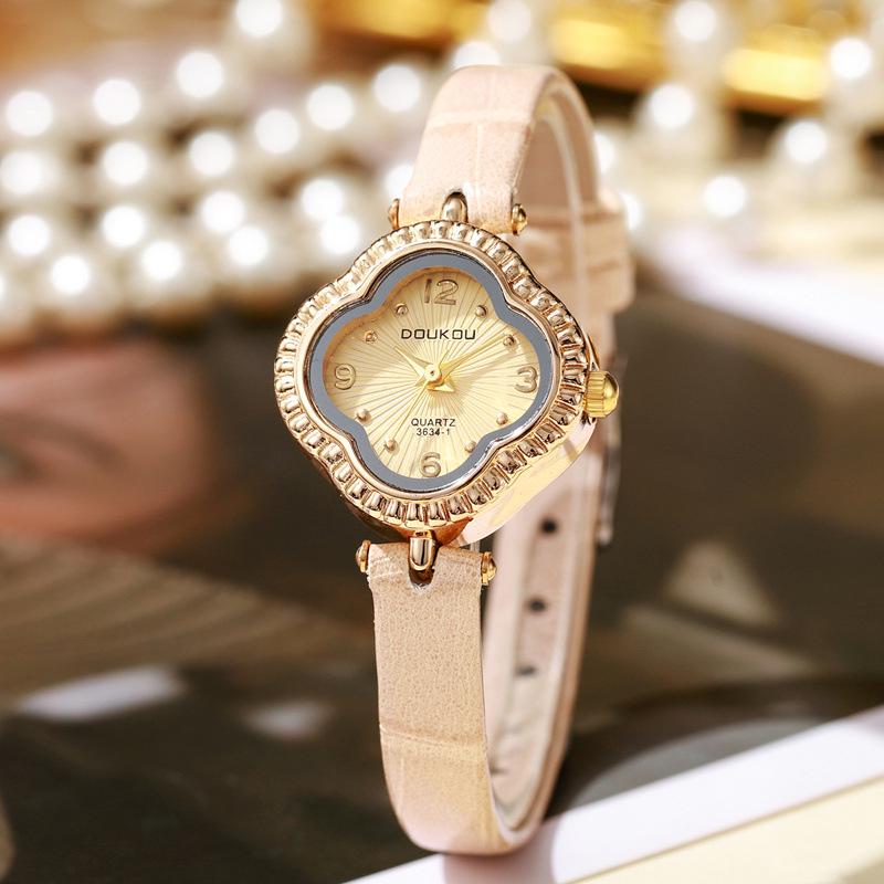 

Женские кварцевые часы Lucky Clover на День святого Валентина 2024 - Элегантный простой дизайн с темпераментным ремешком абрикосовый