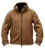 Men's Warm Tactical Fleece Hoodie Jacket Military Polar Thermal Outerwear for Hiking Outdoor