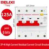 Delixi DZ47sLE Air Switch Circuit Breaker with Leakage Protection (1-4P, Single/Three-Phase, N)