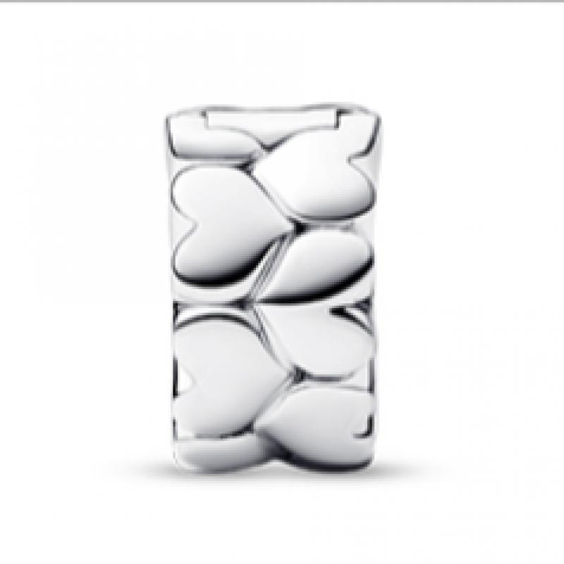 Pandora Heart Pattern Clip Charm 792828c00