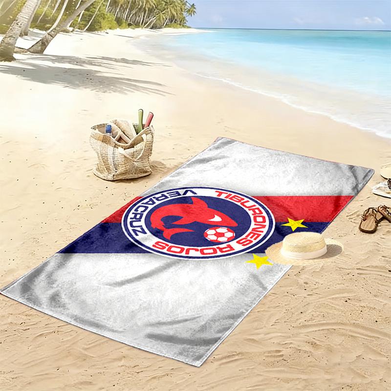 Veracruz FC Print Beach Towel, Large Soft Quick Dry Towel for Beach Camping Swimming