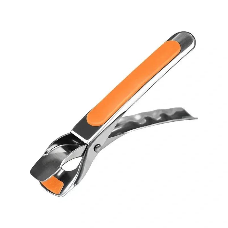 Anti-scald Gripper Clip Hot Dish Non-slip Plate Bowl Clip Retriever Tongs Silicone Handle Bowl Dishes Anti-scald Kitchen Tool