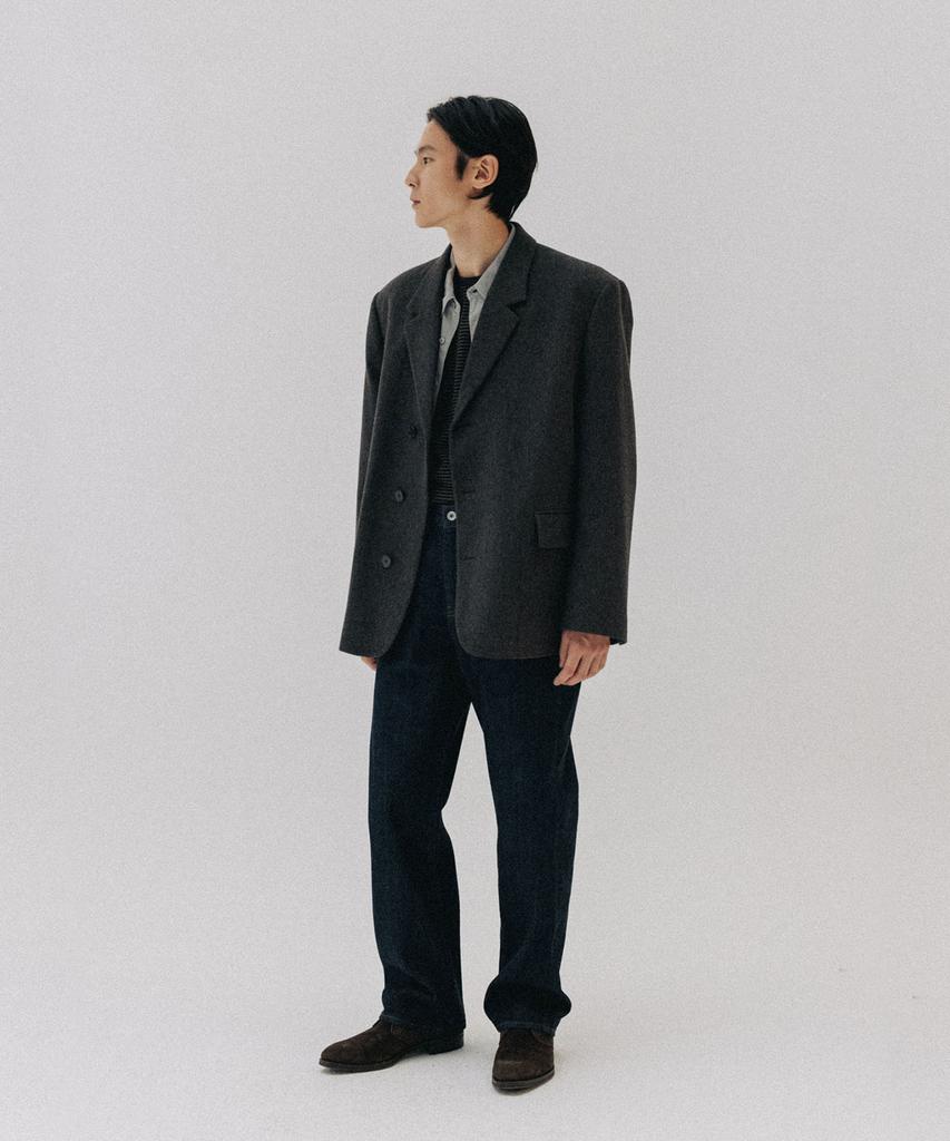 BLANKROOM Mati Shirt_Stone Gray