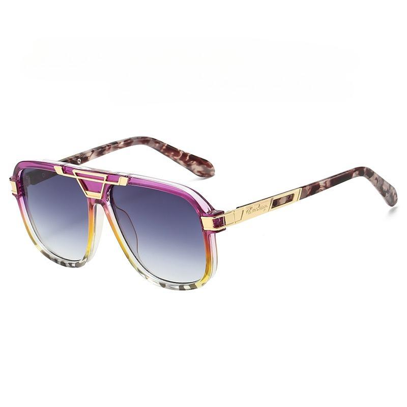 Mens Womens Double Beam Sunglasses UV Protection Luxury Fashion Sports Eyewear Outdoor Sun Glasses Trendy