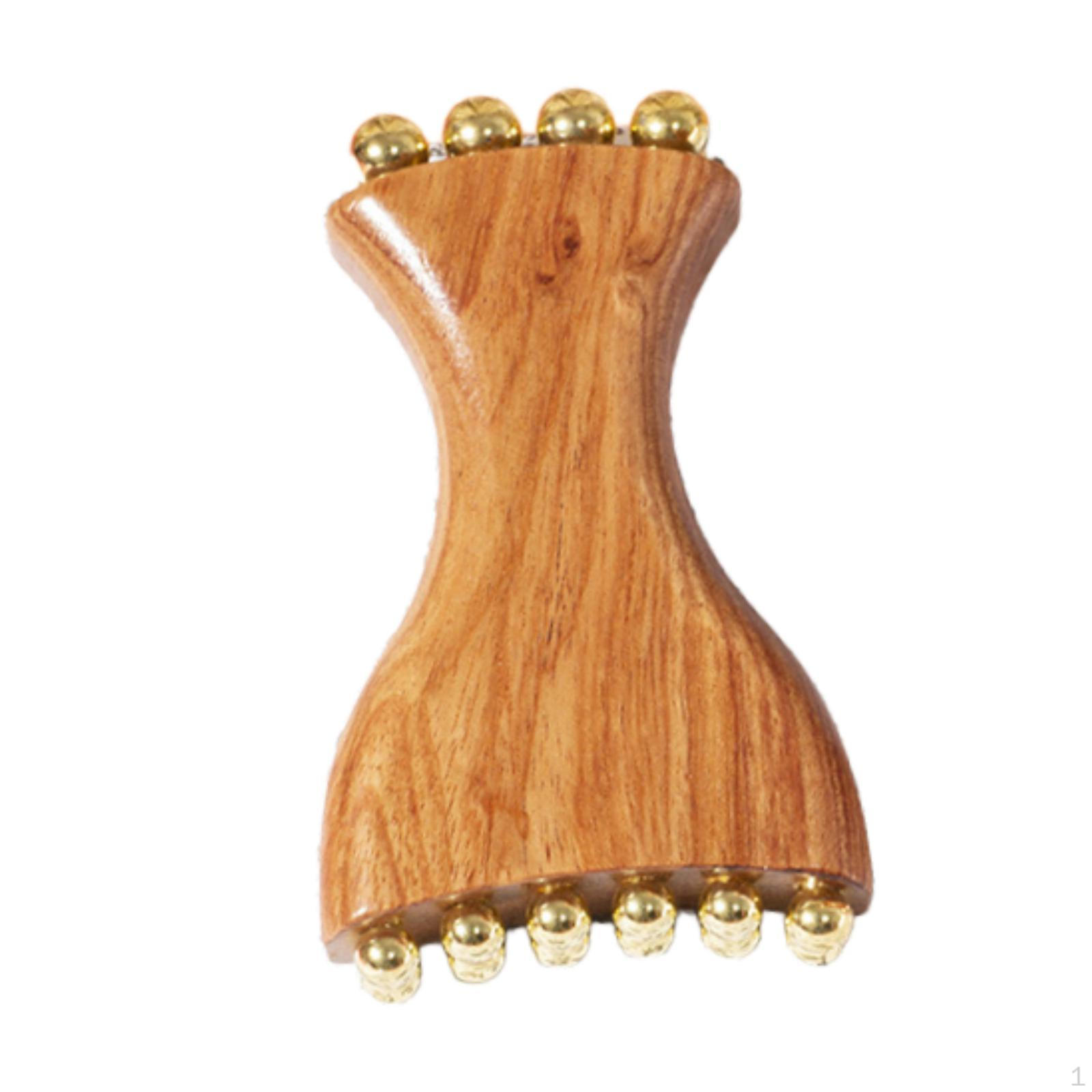 

Gua Sha Facial Tool Face Massage Manual Gift Multifunctional Wood Color