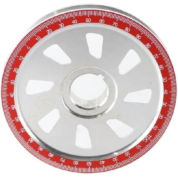 Red Color for Empi 9114 for Vw for Beetle Bug Aluminum Crankshaft Stock Size Pulley W/Holes & Red Timing Marks for Quali