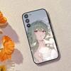 Game Project Sekai N-Nene Kusanagi Phone Case Black Silicone Soft For Samsung Galaxy A73,A72,A71,A70,A53,A52,A51