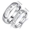 Her King and His Queen Alloy Ring Set Romantic Jewelry Ring Anniversary Gifts