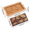 Chocolate Bar Mold Food Grade Silicone Break-Apart Chocolate Candies Molds heart Flipping Cake Mold Cocoa Baking Mold