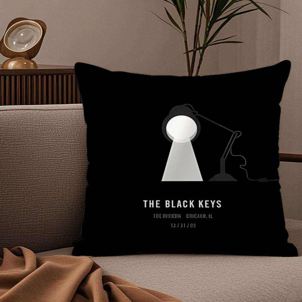 Fashing Realistic Musical Note Pattern Pillow Case Silky Elegant Comfort Sofa Bed Invisible Zipper