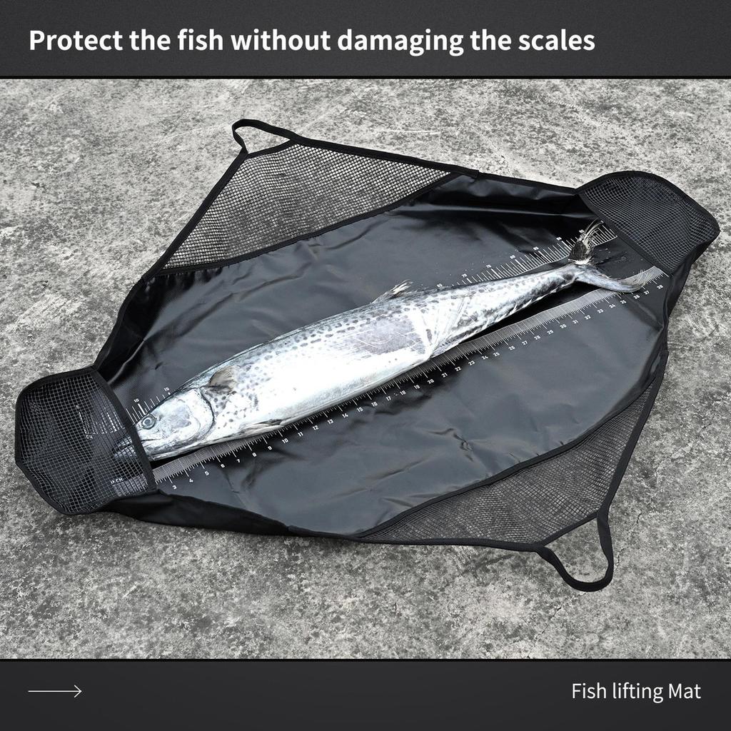 Fish Weigh Sling Bag Fishing Unhooking Weigh Sling Bag Digital Scale Protections Mat  Puncture-resistant