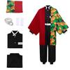 Anime Tanjirou Kamado Nezuko Cosplay Women and Men Kimono Cosplay Costume Sets