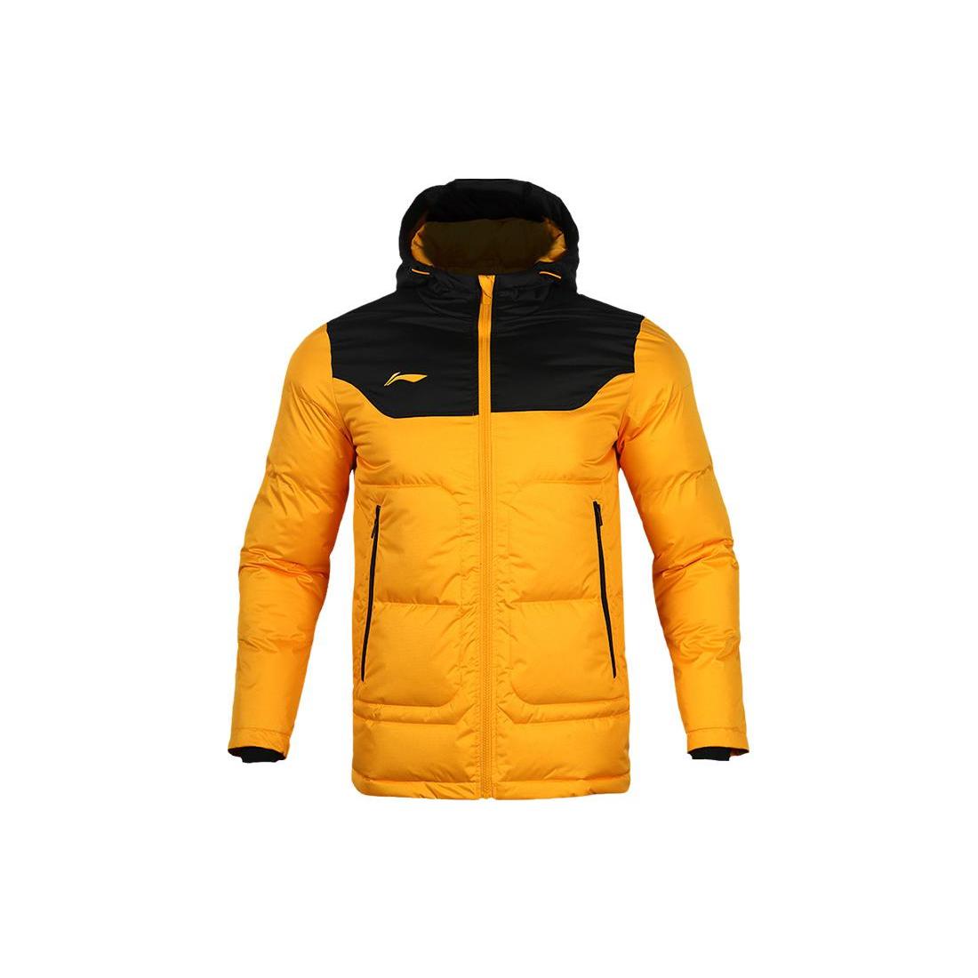 Пуховик Li Ning мужской цитрусово-оранжево-желтый AFMR467-4 L