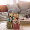 Unique Jesus Christ Figurine Cute Christmas Manger Ornaments Holy Family Figurine  Home Decor