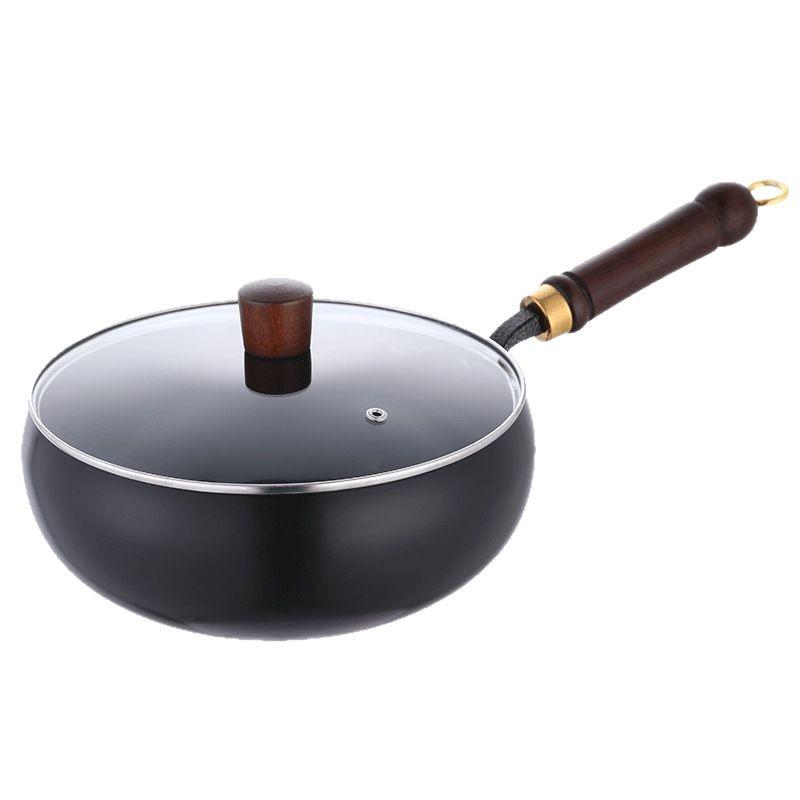 Ancient-Style Non-Stick Thick Iron Wok for Stir-Frying, Stewing, and Soup - Household & Commercial Use