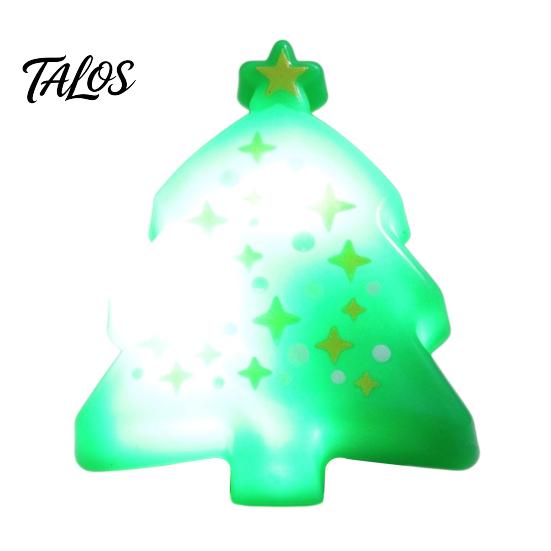 Holiday Event Raffle Gifts Christmas Light Up Rings, Glow in The Dark Party Supplies, Funny Favors for Kids Santa Snowman Tree Snowflake LED Flashing