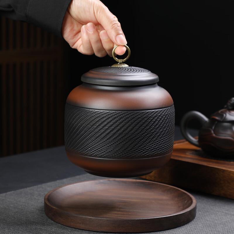 Dingle Zisha Purple Clay Tea Storage Jar