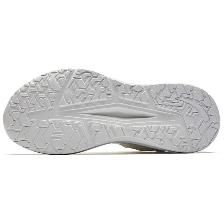 Anta Le Dao Comfortable Versatile Shock Absorbing Lightweight Low Top Casual Running Shoes Women Sneaker White Gray 122517719-1