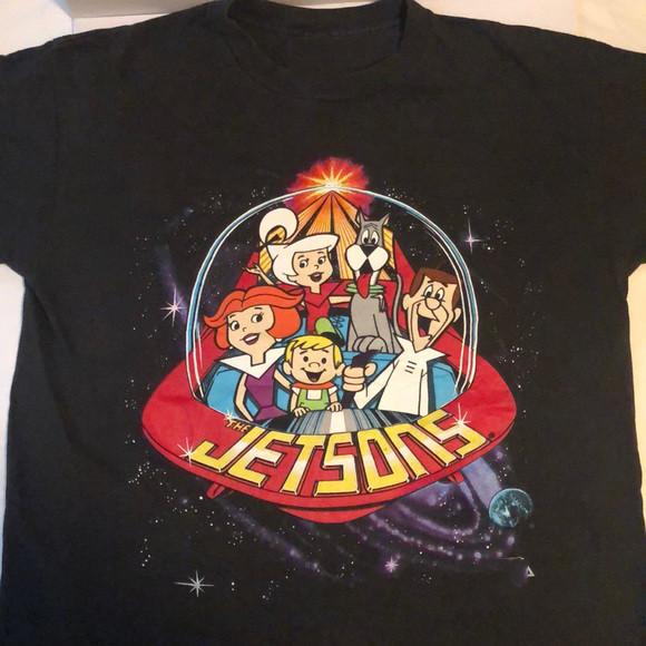 

the jetsons cartoon Black T-Shirt Cotton Tee All Size S To 234Xl VN1815 Unisex T-Shirt S
