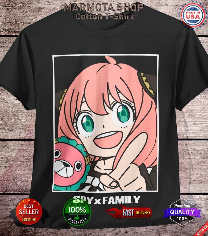 

Spy X Family T-Shirt Anya Forger Yor Loid Anime Japanese Tee Shirt Manga Kawaii 2XL