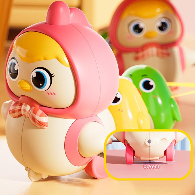 Baby Crawling Toys Musical Chicken Walking Toys Early Learning Interactive Crawling Toy Night Light Toy For Boy Girl