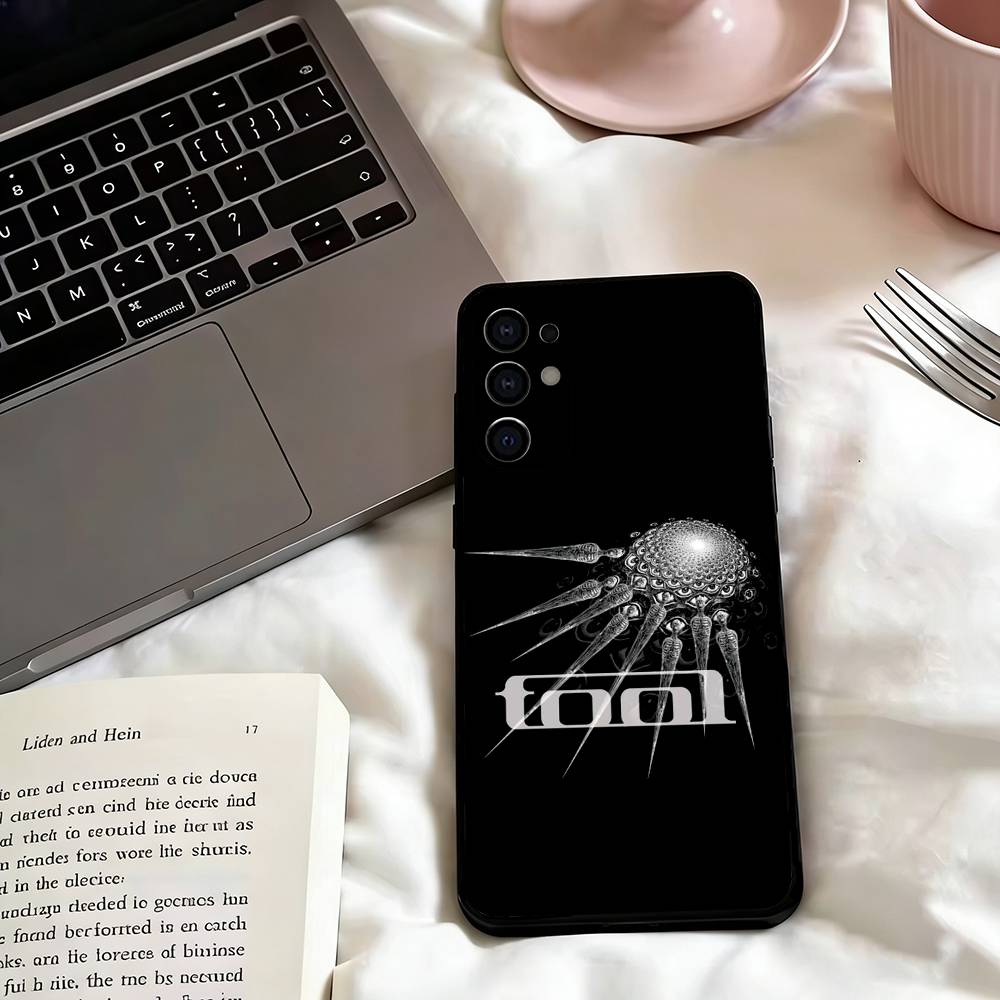 Music T-Tool Band Rock Phone Case For Samsung S25,S24,S21,S22,S23,S30,Ultra,S20,Plus,Fe,Lite,Note,10,Black Cover
