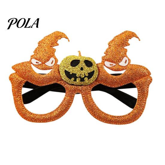 Novelty Themed Party Eyewear Halloween Pumpkin Glasses, Funny for Kids Adults, Spooky Cute Ghost Eyeglass Frames Photo Booth Props, Trick or