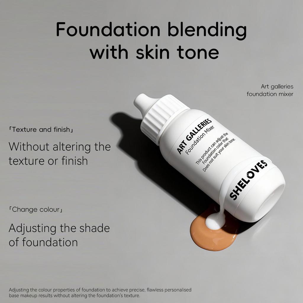 White Foundation Liquid Mix: Stage Makeup Adjuster for Dark Base