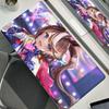 Mousepad Large Anime Tokai Teio Umamusume Computer Gamer Lock Edge Mouse Pad Large PC Gaming Pretty Derby Desk Pad Office Caepet